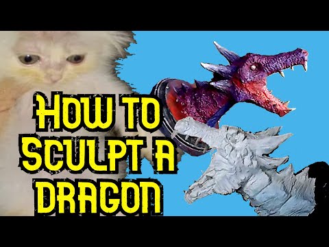 Sculpting a Dragon out of Polymer Clay Tutorial