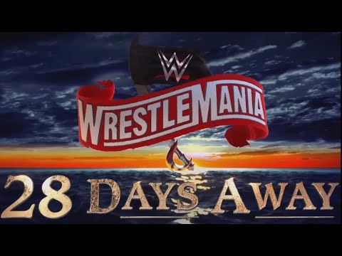 Wrestlemania 36 Countdown [Version 2] - 28 Days Away