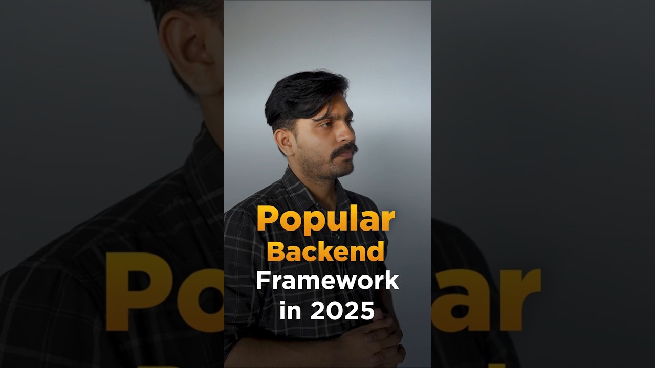 🔥Popular Backend Frameworks in 2026 #shorts #simplilearn