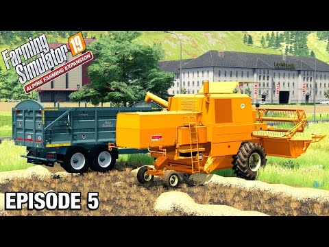 FIRST ARABLE CROP Alpine DLC Timelapse - FS19 Ep 5