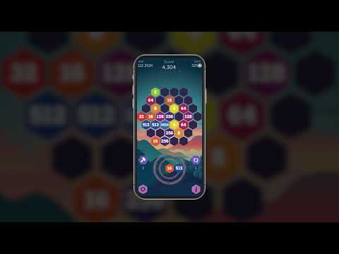 Merge Hexa Puzzle - 2048 Game Video