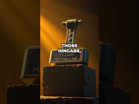 Der mächtigste Hammer der Mythologie! Mjölnir, der Hammer des Donnergottes Thor!