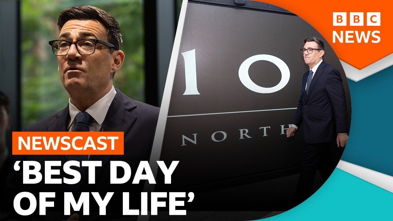 Video: Burnham opens Number 10 North in Manchester on first full week as PM