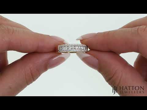 18ct Yellow Gold 0.50ct Diamond Half Eternity Ring