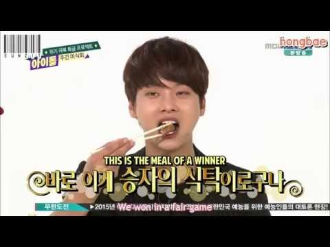 [ENG] 160113 MBCevery1 Weekly Idol - Hayoung, Mina, N MC Cut