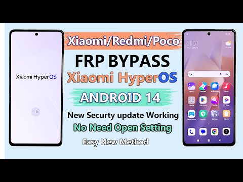 Redmi, Poco, Xiaomi HyperOS - Android 14 Bypass Google Account (FRP Lock) 2024✅ HyperOS FRP Bypass✅