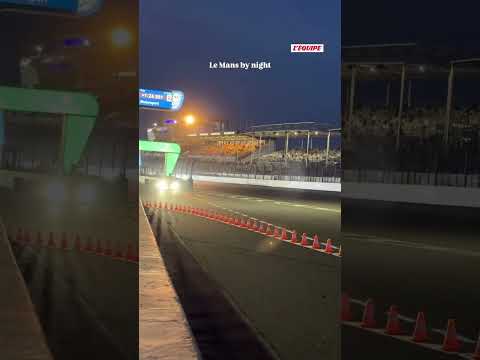 🌙 Les belles images des 24 Heures du Mans, cette nuit ! #lemans #wec #24heuresdumans #shorts