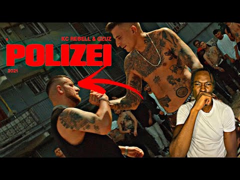 AMERICAN REACTS TO GERMAN RAP | kc rebell x gzuz - polizei (prod. by clay, prodycem)