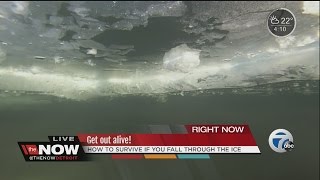 Get out alive: Falling through the ice