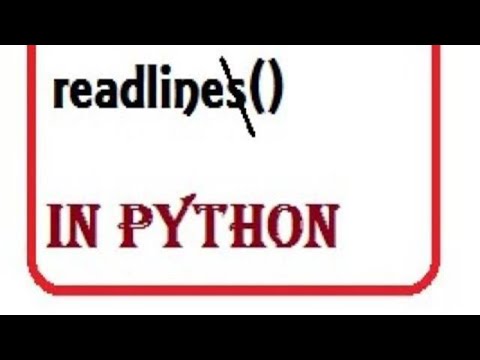 Python Tutorial 13 Readline Function In Python Programming