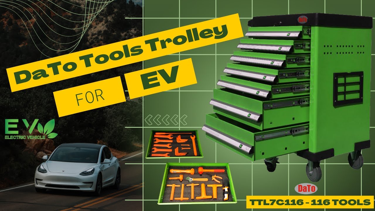DaTo Tools Trolley for Electric Vehicle | Advanced Tools for Electric Car #tesla #evtools