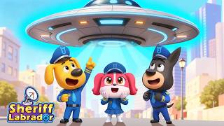The UFO Mystery | Home Safety Rules for Kids | Police Cartoon | Sheriff Labrador