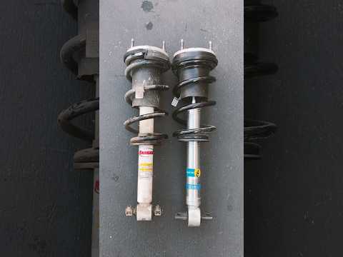 too much bounce! some like it, we don't. #bilstein shock upgrade to regain control on this Chevy Z71