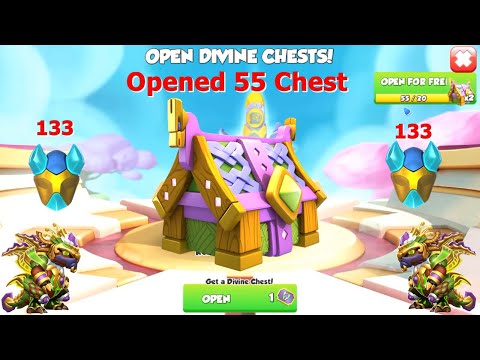 Springtime Divine | Opened 55 Chest 2nd Day-Dragon Mania Legends | Level 5 Zodiac Quest solo event
