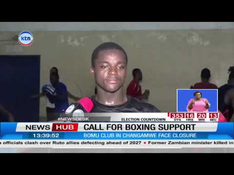 Government urged to support boxing clubs as Bomu Boxing Club faces closure