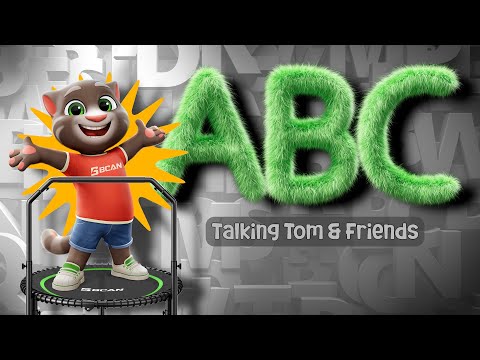 Toddler Trampoline Workout | ABC Songs | Talking Tom & Friends | PE Bowman