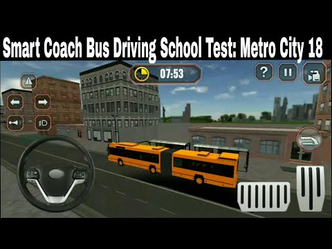 Smart Coach Bus Driving School Test: Metro City 18