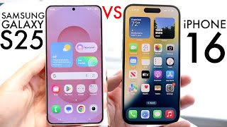Samsung Galaxy S25 Vs iPhone 16! (Comparison) (Review)