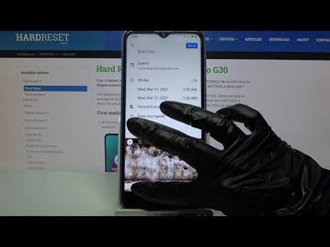 How to Create Event in Calendar on Motorola Moto G30 – Customize Event