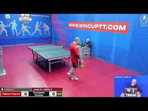 Рубцов Сергей 3-0 Гимадеев Руслан Турнир Восток 7 WINCUP 09.01.2022 Прямой эфир.Зал 6