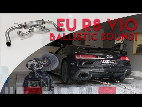2020 R8 V10 Plus: QuickSilver Exhaust with GPF Delete Pipes