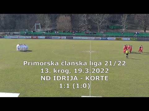 ND Idrija - Korte 1:1 (1:0), 19.3.2022, z izjavo trenerja