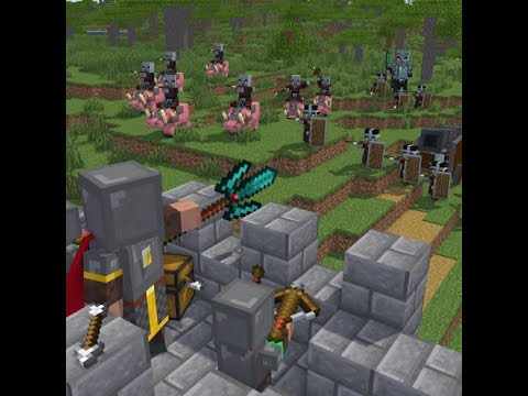 Villager and Illager Faction Version 4.5: Great War ( Big update: all my villager addon in a addon)
