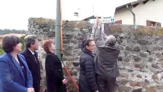 preview picture of video 'inauguration rue Mgr Gabriel Vanel à Ampuis'