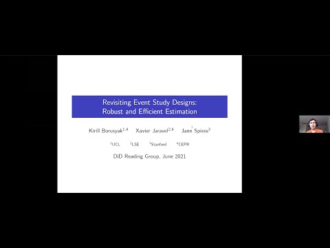 Kirill Borusyak "Revisiting Event Study Designs: Robust and Efficient Estimation"