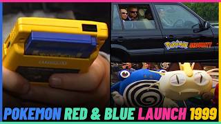 Pokemon Red & Blue Launch In 1999