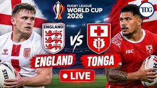 WATCH | England vs Tonga LIVE | Rugby League World Cup 2026 | Match Updates & Co