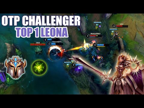 [Wild Rift] Leona Top 1 - Challenger ranked game + build