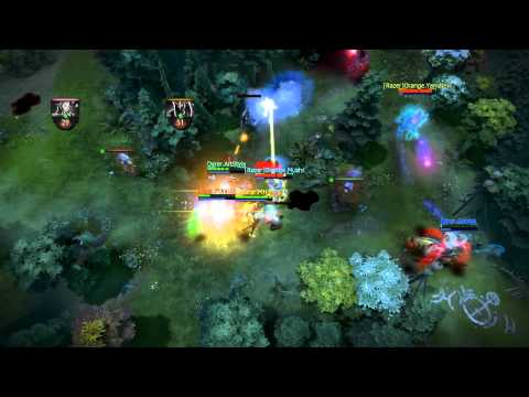 Darer making Orange juice @ The International 2