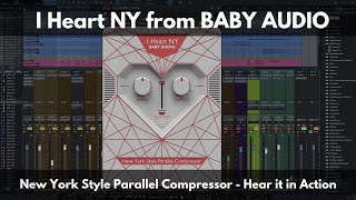 Video thumbnail for I Heart NY Compressor from BABY AUDIO | NY Style Parallel Compression | Hear It In Action! by Green Light Sound