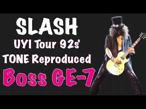 BOSS GE-7 Effector Slash reproduced in 92s' tone ! ( Sound Demo )