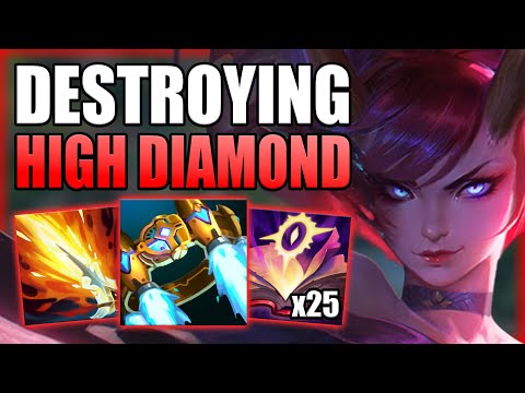 DESTROYING HIGH DIAMOND ELO WITH EVELYNN JUNGLE! - Best Build/Runes S+ Guide - League of Legends
