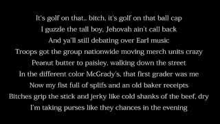 Earl Sweatshirt Feat. Vince Staples - Wool  LYRICS