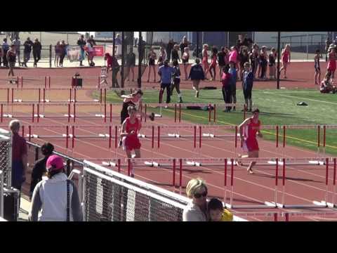 FSB 110m Hurdles vs Huntington Beach 3-23-17 - Los Alamitos Boys