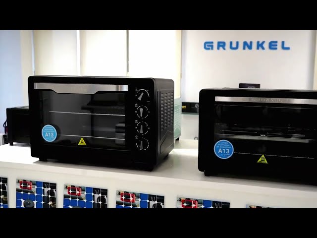 Horno elétrico Grunkel HR-40AIRCOOK 40L Preto com air fryer e convecção video