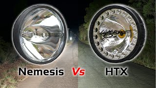 FYRLYT NEMESIS 9000 compared to Lightforce 230 HTX by Jamie Benaud from Australian Images.