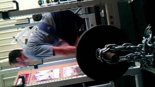 315 with 100 lbs of chains
