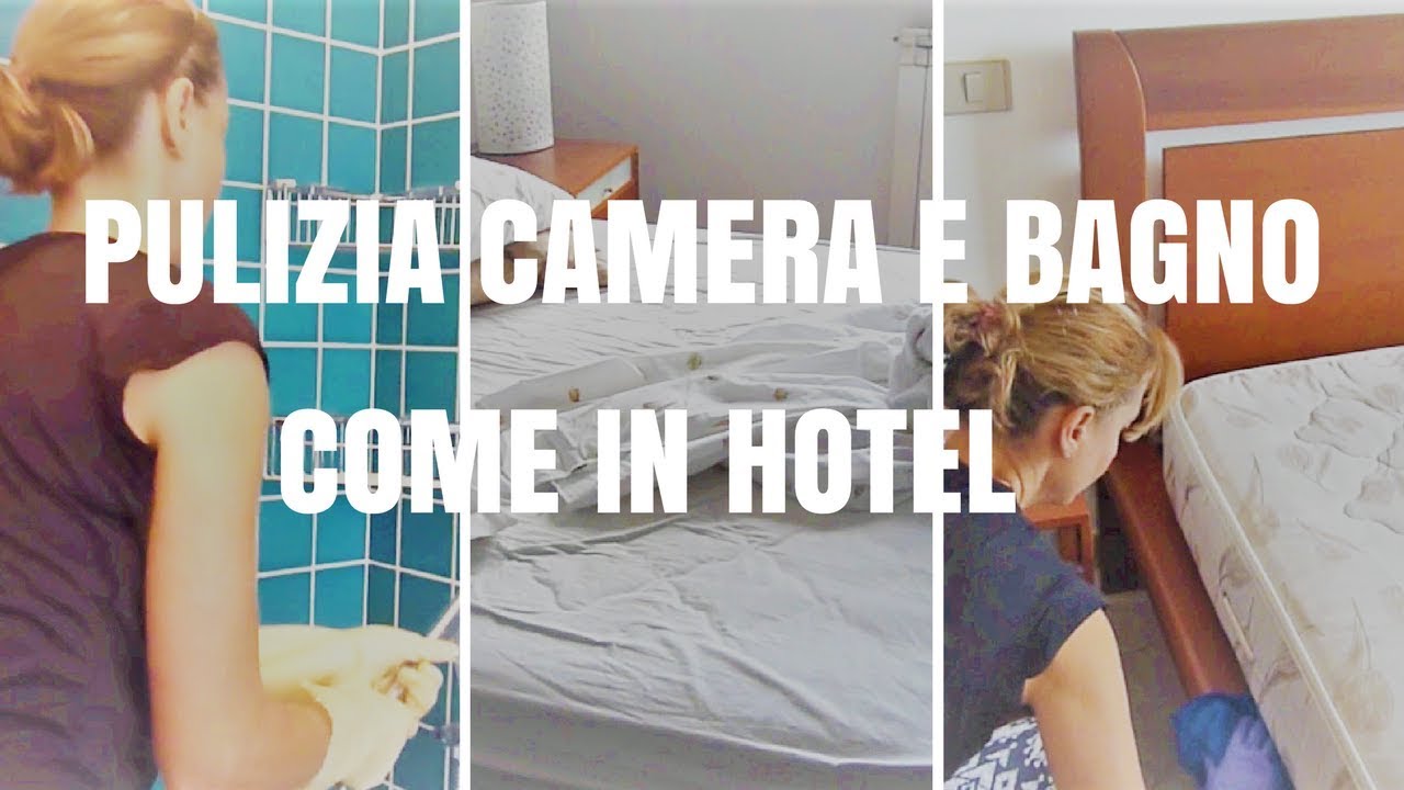 PULIZIA CAMERA E BAGNO COME IN HOTEL