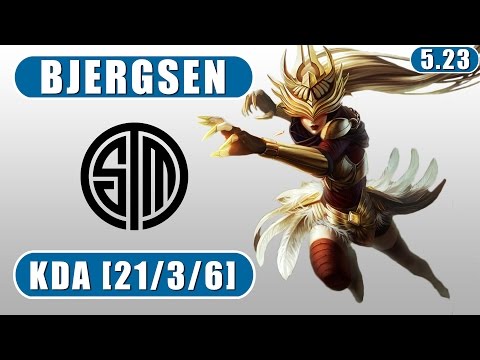 TSM Bjergsen | Syndra vs Ezreal | Mid November 24th,2015 | Preseason 6 | Patch 5.23
