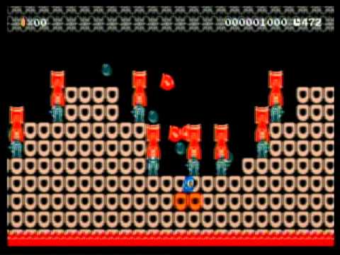 Super Mario Maker: Mega Man and Bass Robot Museum