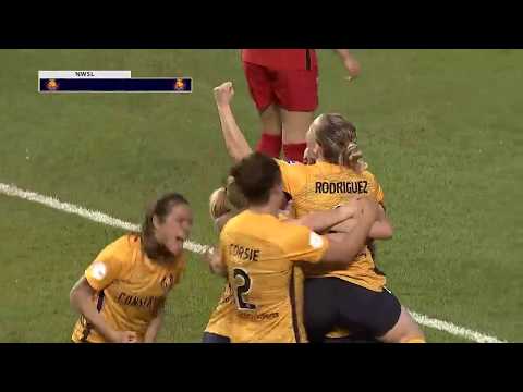 GOAL: Amy Rodriguez scores the first Utah Royals FC home goal