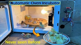 How to Make Automatic Egg Incubator At home by using OLD MIRCRO WAVES OVEN - Hatch chicks