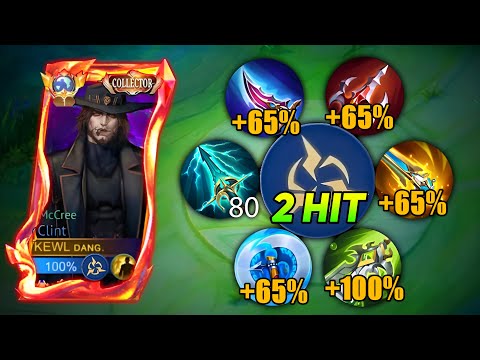 TOP GLOBAL CLINT NEW 2 HIT BUILD 2025 INSTANT DELETE!!! (clint best build 2025!) - MLBB