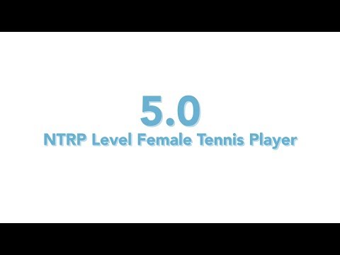 USTA National Tennis Rating Program: 5.0 NTRP level - Female tennis player