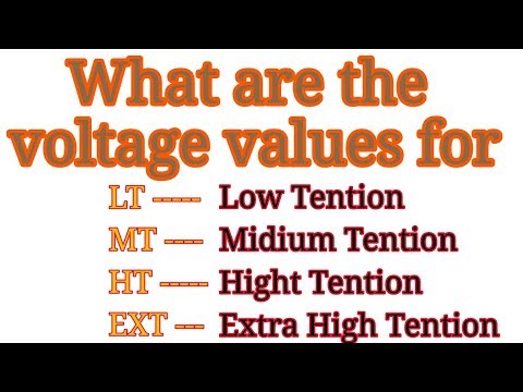 What are the voltage values for LT,   MT,   HT,  EHT | Electrical Study / electrical technician Video