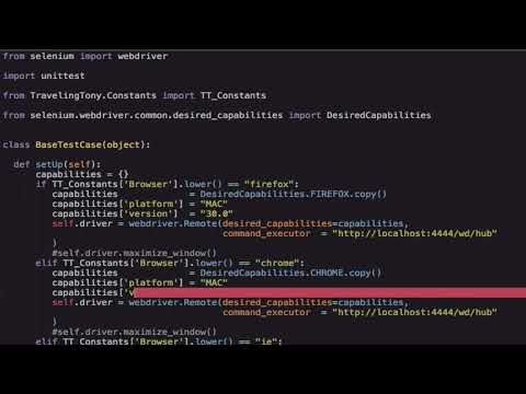 Selenium Python Language Running Selenium Tests Remotely